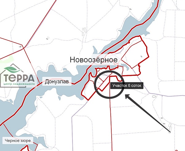 Участок , 6 сот., Новоозерное