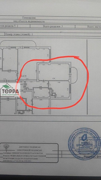 Объявление V1905